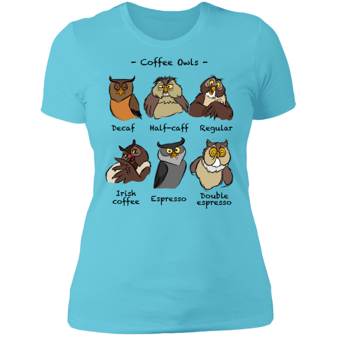 T-Shirts Cancun / S Coffee Owls Women's Premium T-Shirt