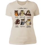 T-Shirts Ivory/ / S Coffee Owls Women's Premium T-Shirt