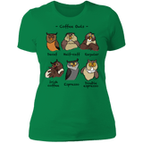 T-Shirts Kelly Green / S Coffee Owls Women's Premium T-Shirt