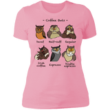 T-Shirts Light Pink / S Coffee Owls Women's Premium T-Shirt