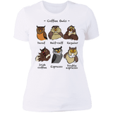 T-Shirts White / S Coffee Owls Women's Premium T-Shirt