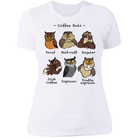 T-Shirts White / S Coffee Owls Women's Premium T-Shirt