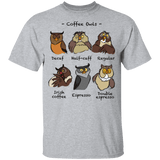 T-Shirts Sport Grey / YXS Coffee Owls Youth T-Shirt