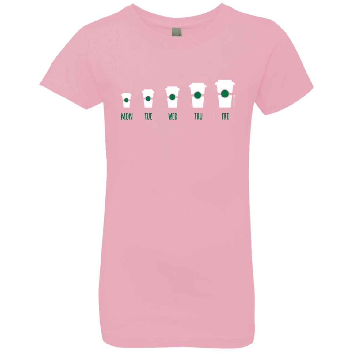 T-Shirts Light Pink / YXS Coffee Week Girls Premium T-Shirt