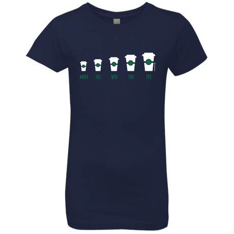 T-Shirts Midnight Navy / YXS Coffee Week Girls Premium T-Shirt