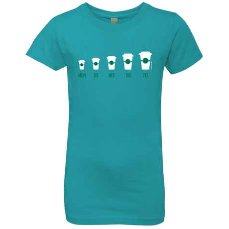 T-Shirts Tahiti Blue / YXS Coffee Week Girls Premium T-Shirt