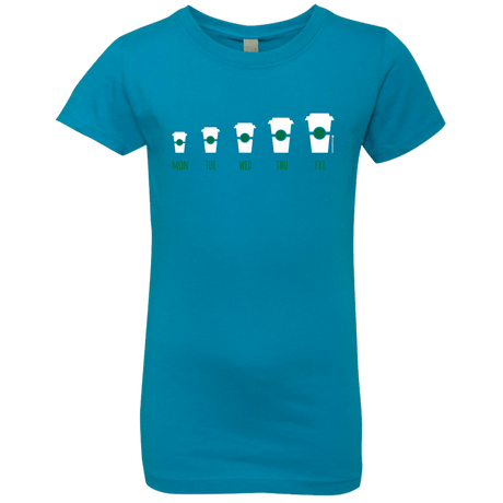 T-Shirts Turquoise / YXS Coffee Week Girls Premium T-Shirt