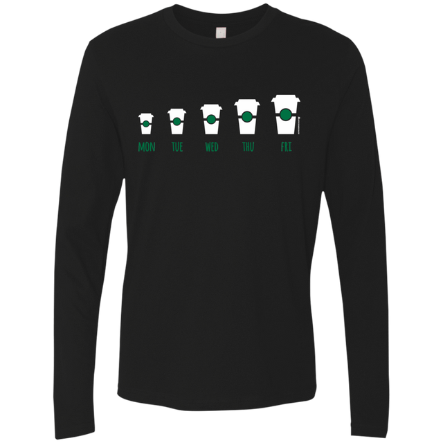 T-Shirts Black / Small Coffee Week Men's Premium Long Sleeve