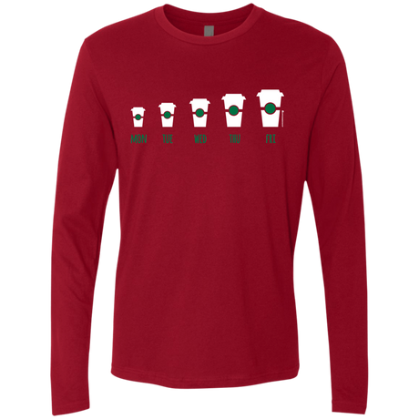 T-Shirts Cardinal / Small Coffee Week Men's Premium Long Sleeve