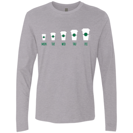 T-Shirts Heather Grey / Small Coffee Week Men's Premium Long Sleeve