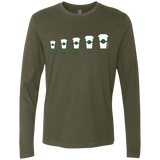 T-Shirts Military Green / Small Coffee Week Men's Premium Long Sleeve
