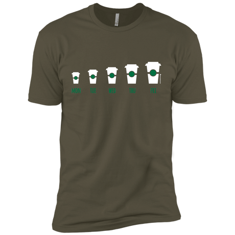 T-Shirts Military Green / X-Small Coffee Week Men's Premium T-Shirt