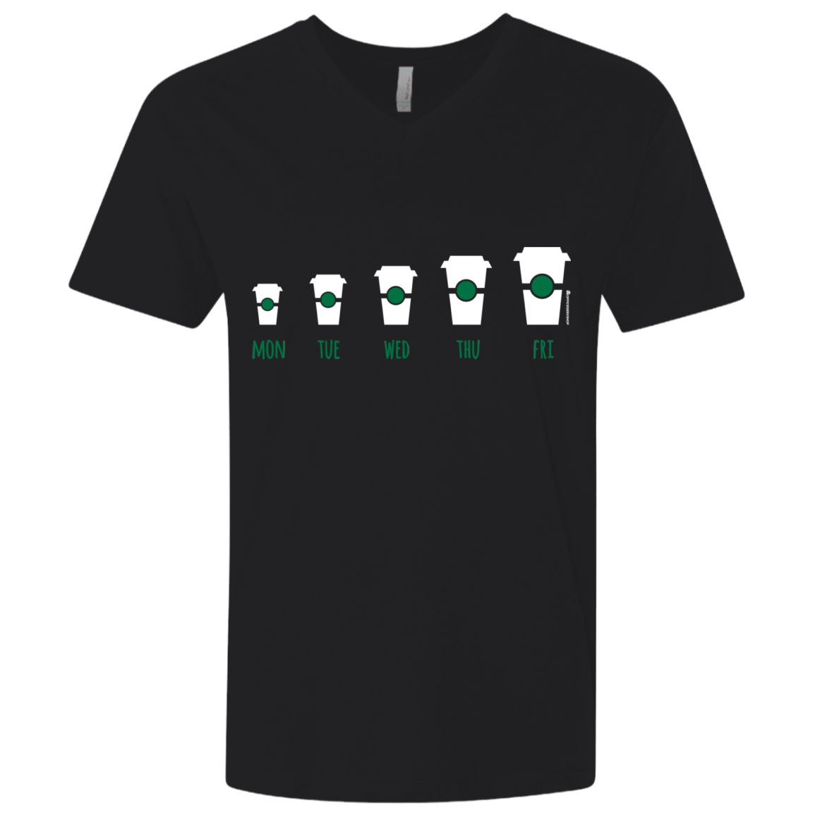 T-Shirts Black / X-Small Coffee Week Men's Premium V-Neck