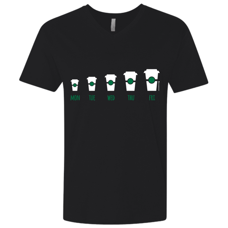 T-Shirts Black / X-Small Coffee Week Men's Premium V-Neck