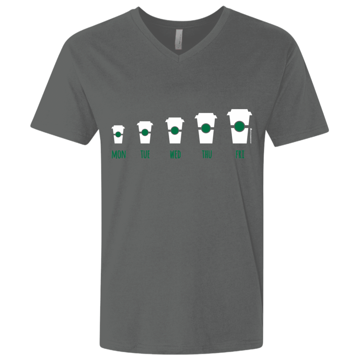 T-Shirts Heavy Metal / X-Small Coffee Week Men's Premium V-Neck