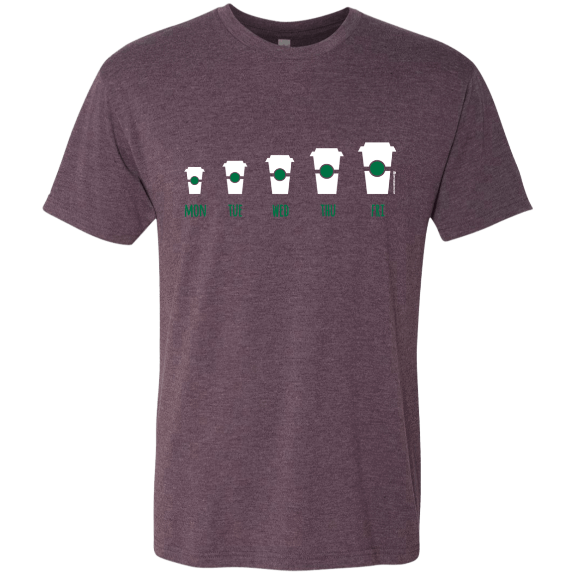 T-Shirts Vintage Purple / Small Coffee Week Men's Triblend T-Shirt