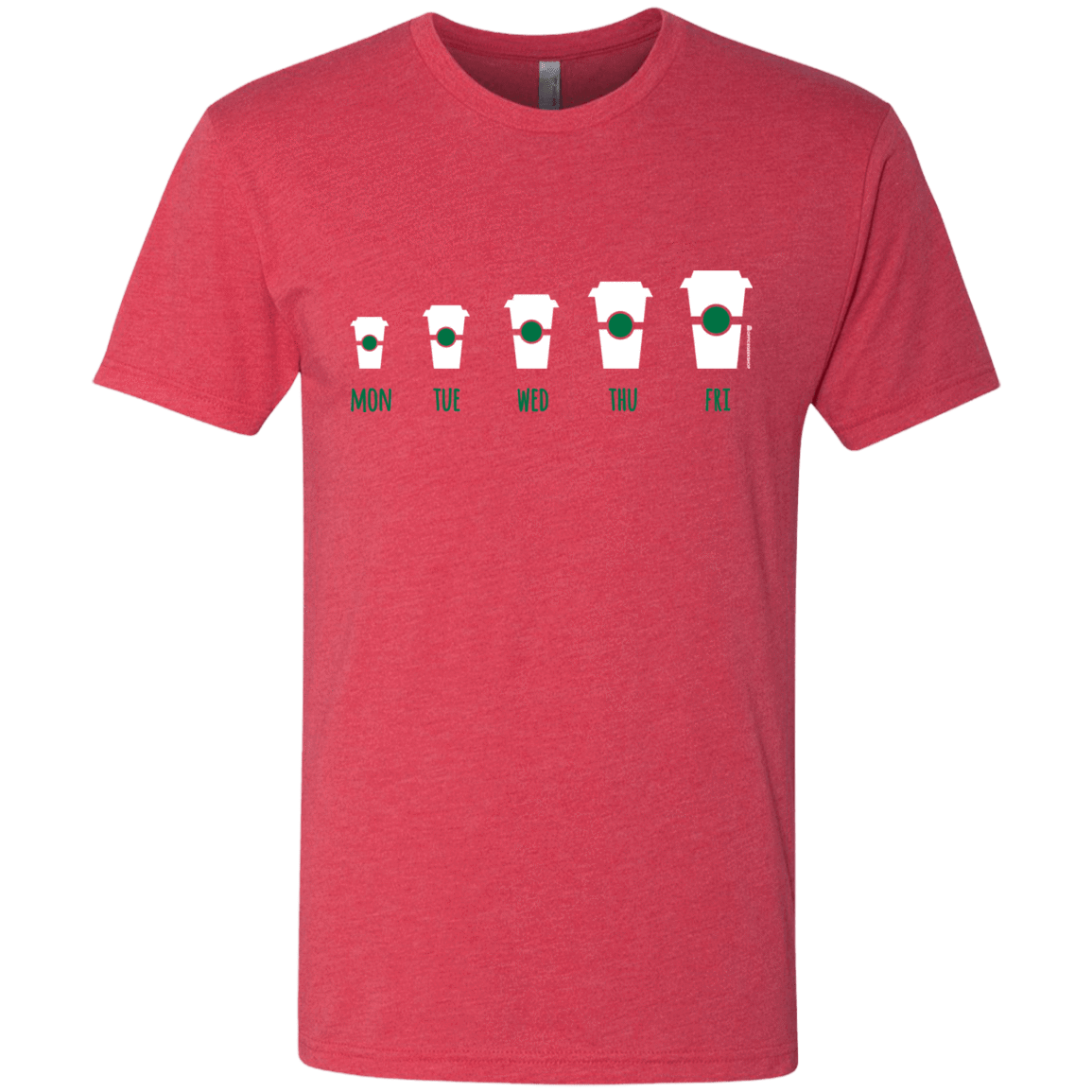 T-Shirts Vintage Red / Small Coffee Week Men's Triblend T-Shirt