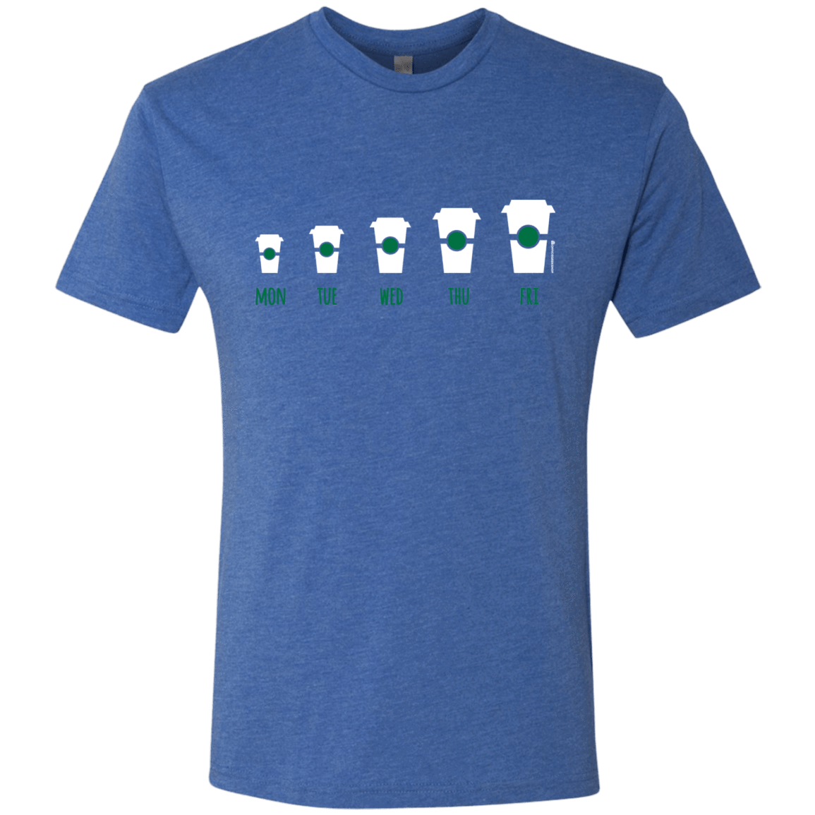 T-Shirts Vintage Royal / Small Coffee Week Men's Triblend T-Shirt