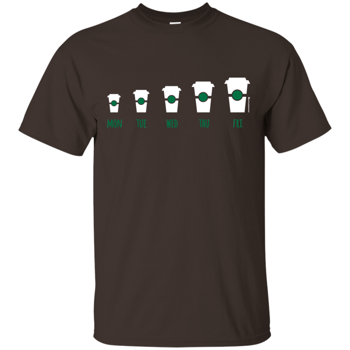 T-Shirts Dark Chocolate / Small Coffee Week T-Shirt