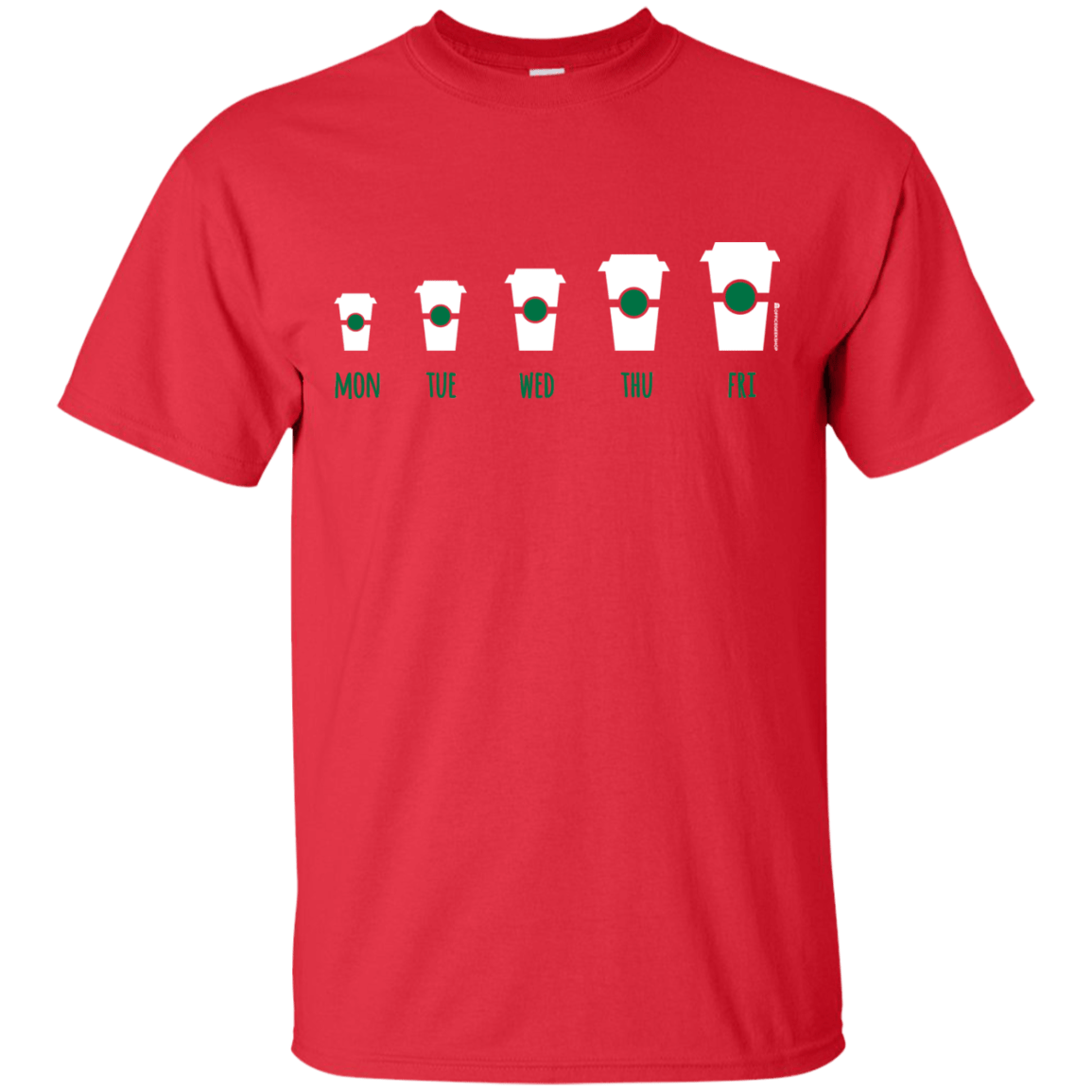 T-Shirts Red / Small Coffee Week T-Shirt