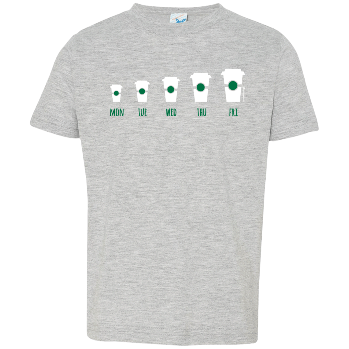 T-Shirts Heather Grey / 2T Coffee Week Toddler Premium T-Shirt