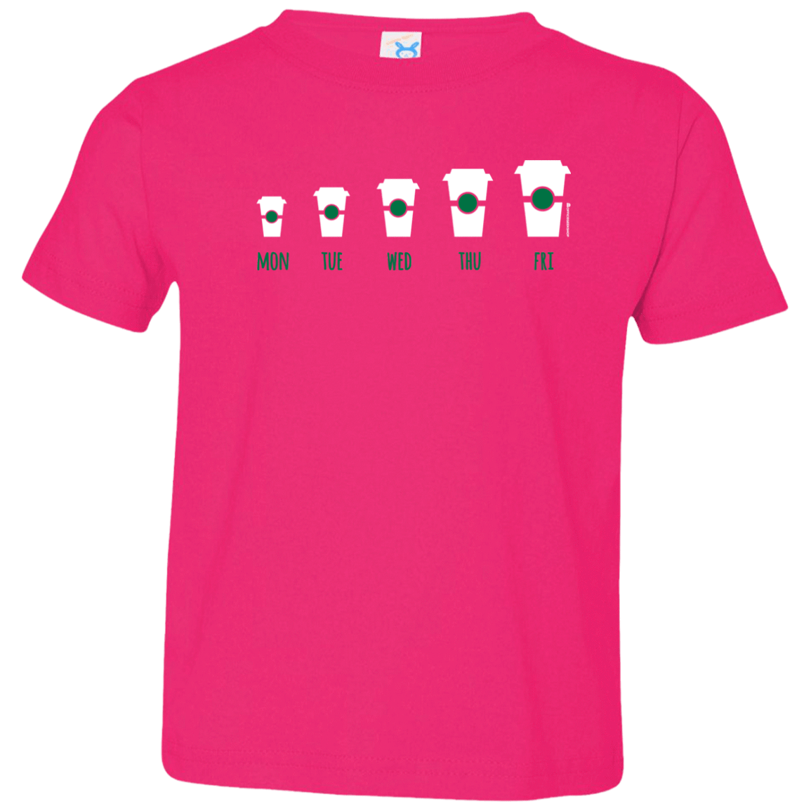 T-Shirts Hot Pink / 2T Coffee Week Toddler Premium T-Shirt