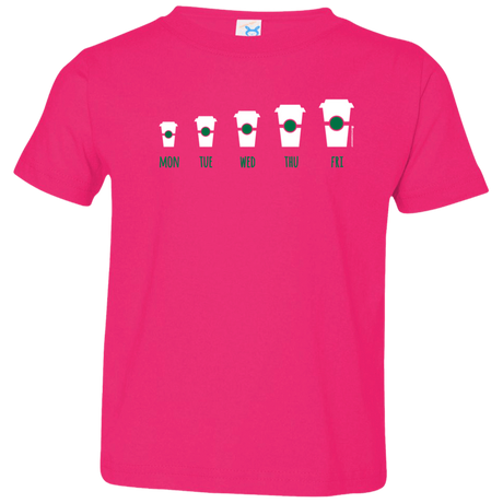 T-Shirts Hot Pink / 2T Coffee Week Toddler Premium T-Shirt