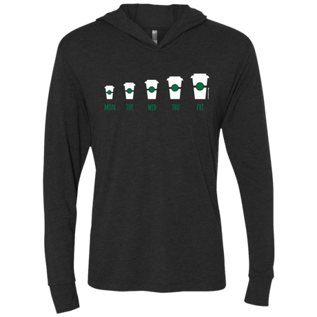 T-Shirts Vintage Black / X-Small Coffee Week Triblend Long Sleeve Hoodie Tee