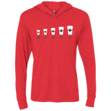 T-Shirts Vintage Red / X-Small Coffee Week Triblend Long Sleeve Hoodie Tee