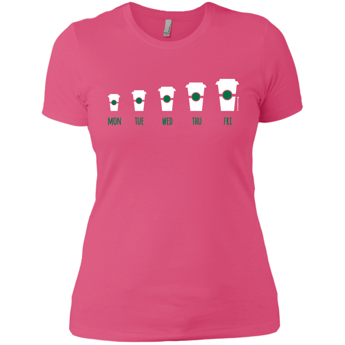 T-Shirts Hot Pink / X-Small Coffee Week Women's Premium T-Shirt