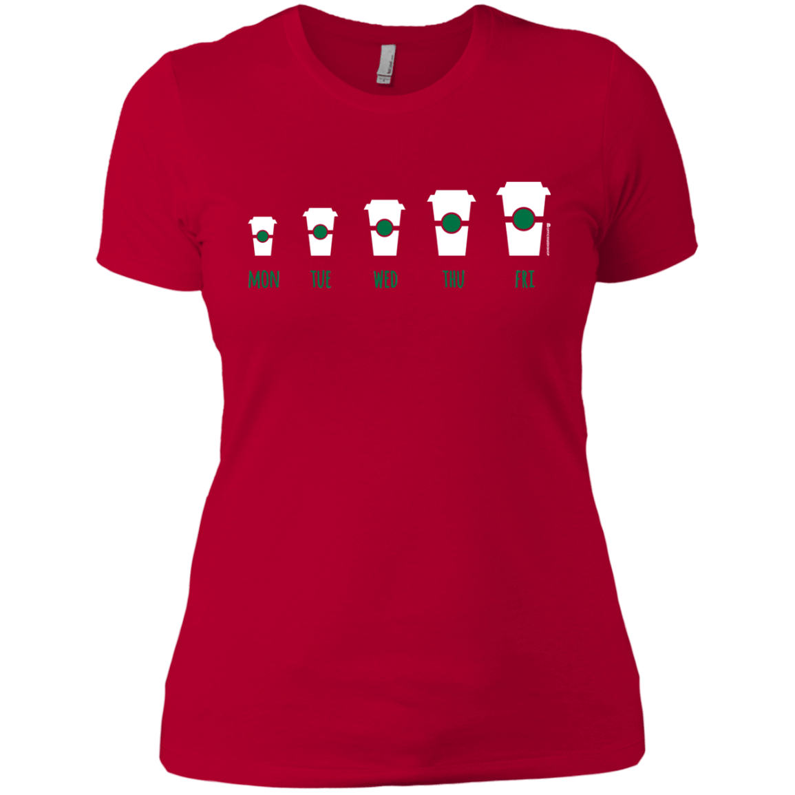 T-Shirts Red / X-Small Coffee Week Women's Premium T-Shirt