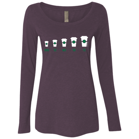 T-Shirts Vintage Purple / Small Coffee Week Women's Triblend Long Sleeve Shirt