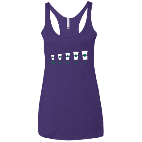 T-Shirts Purple Rush / X-Small Coffee Week Women's Triblend Racerback Tank