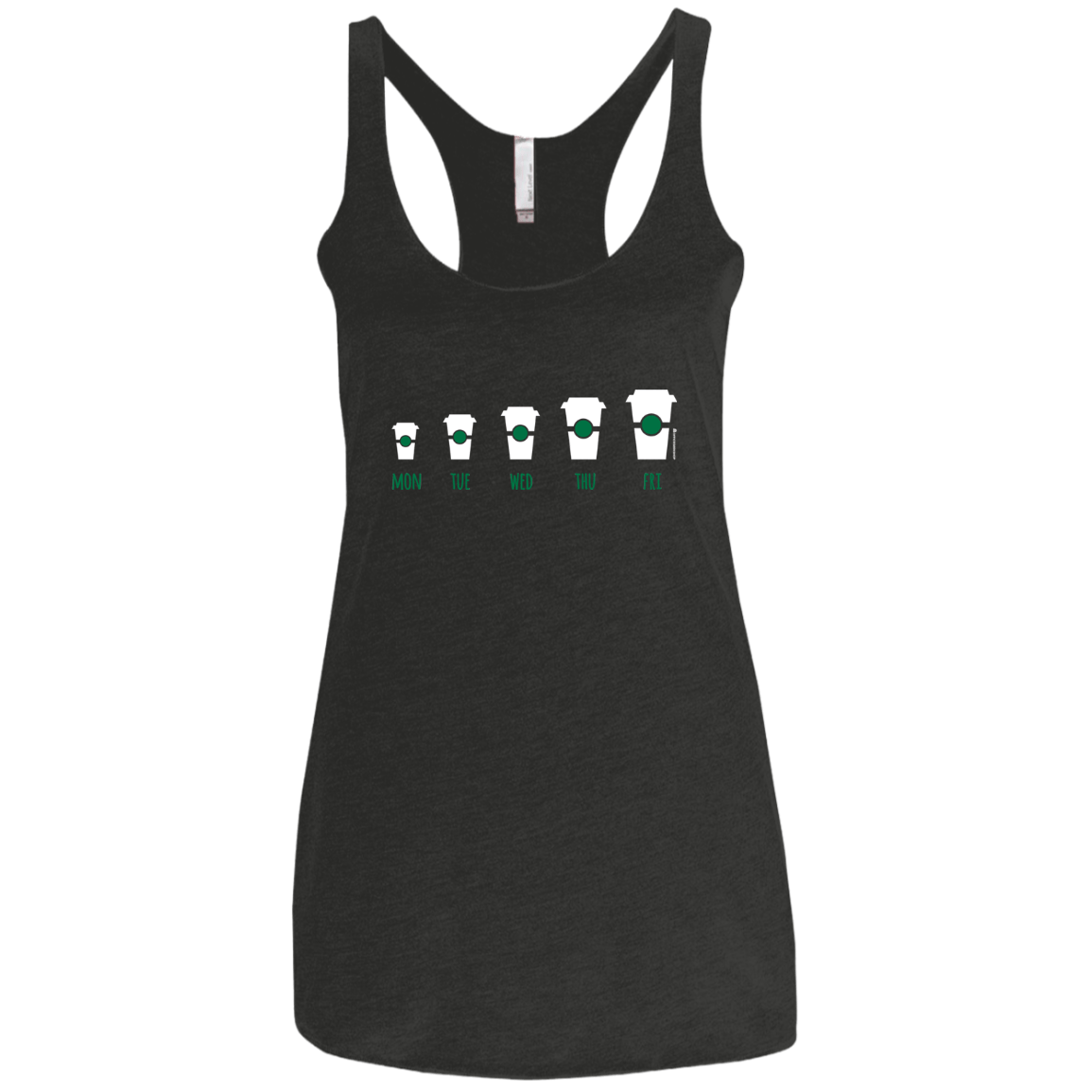 T-Shirts Vintage Black / X-Small Coffee Week Women's Triblend Racerback Tank