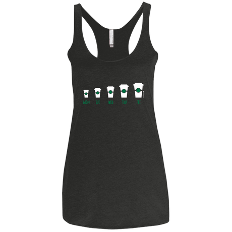 T-Shirts Vintage Black / X-Small Coffee Week Women's Triblend Racerback Tank