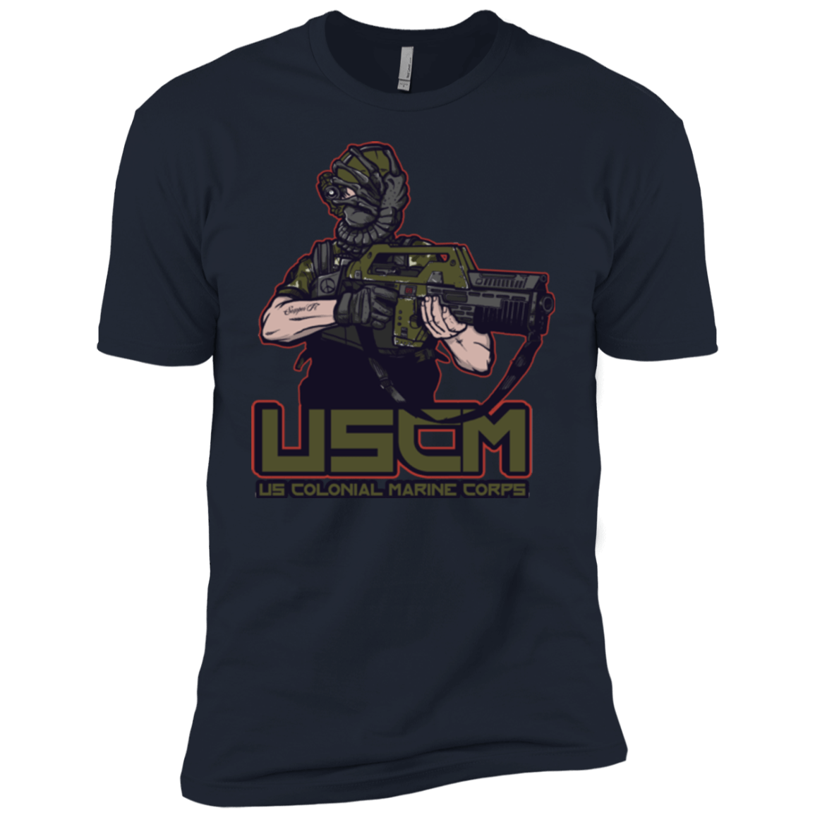 T-Shirts Midnight Navy / YXS Colonial Facehugger Boys Premium T-Shirt