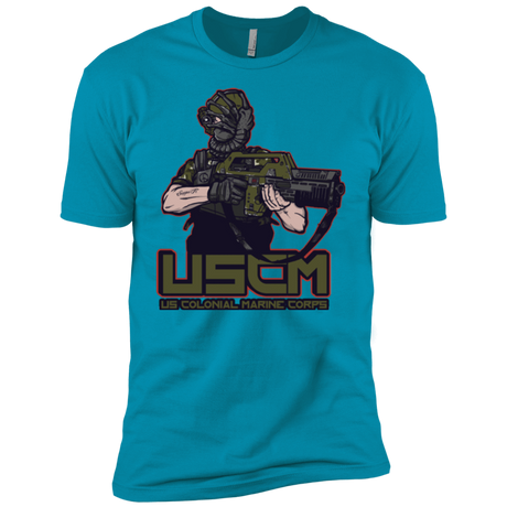 T-Shirts Turquoise / YXS Colonial Facehugger Boys Premium T-Shirt