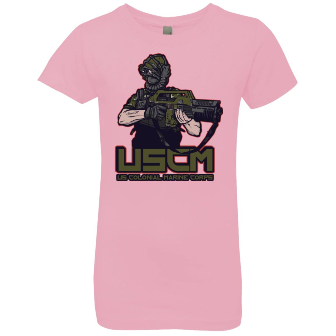 T-Shirts Light Pink / YXS Colonial Facehugger Girls Premium T-Shirt