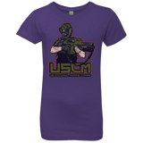 T-Shirts Purple Rush / YXS Colonial Facehugger Girls Premium T-Shirt