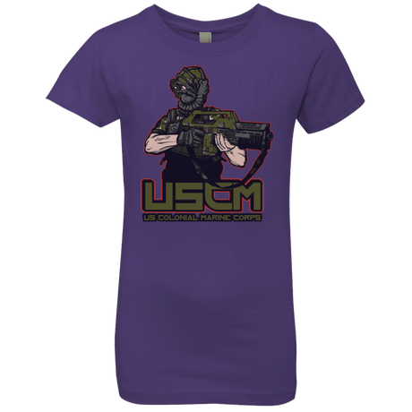 T-Shirts Purple Rush / YXS Colonial Facehugger Girls Premium T-Shirt