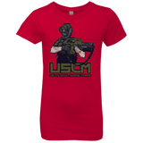 T-Shirts Red / YXS Colonial Facehugger Girls Premium T-Shirt