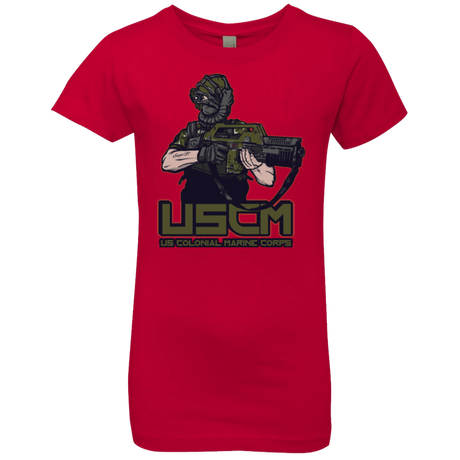 T-Shirts Red / YXS Colonial Facehugger Girls Premium T-Shirt