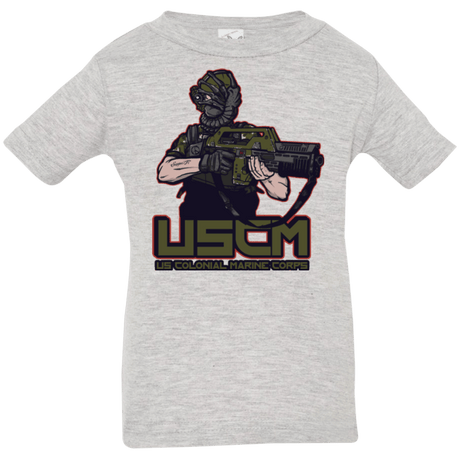 T-Shirts Heather Grey / 6 Months Colonial Facehugger Infant PremiumT-Shirt