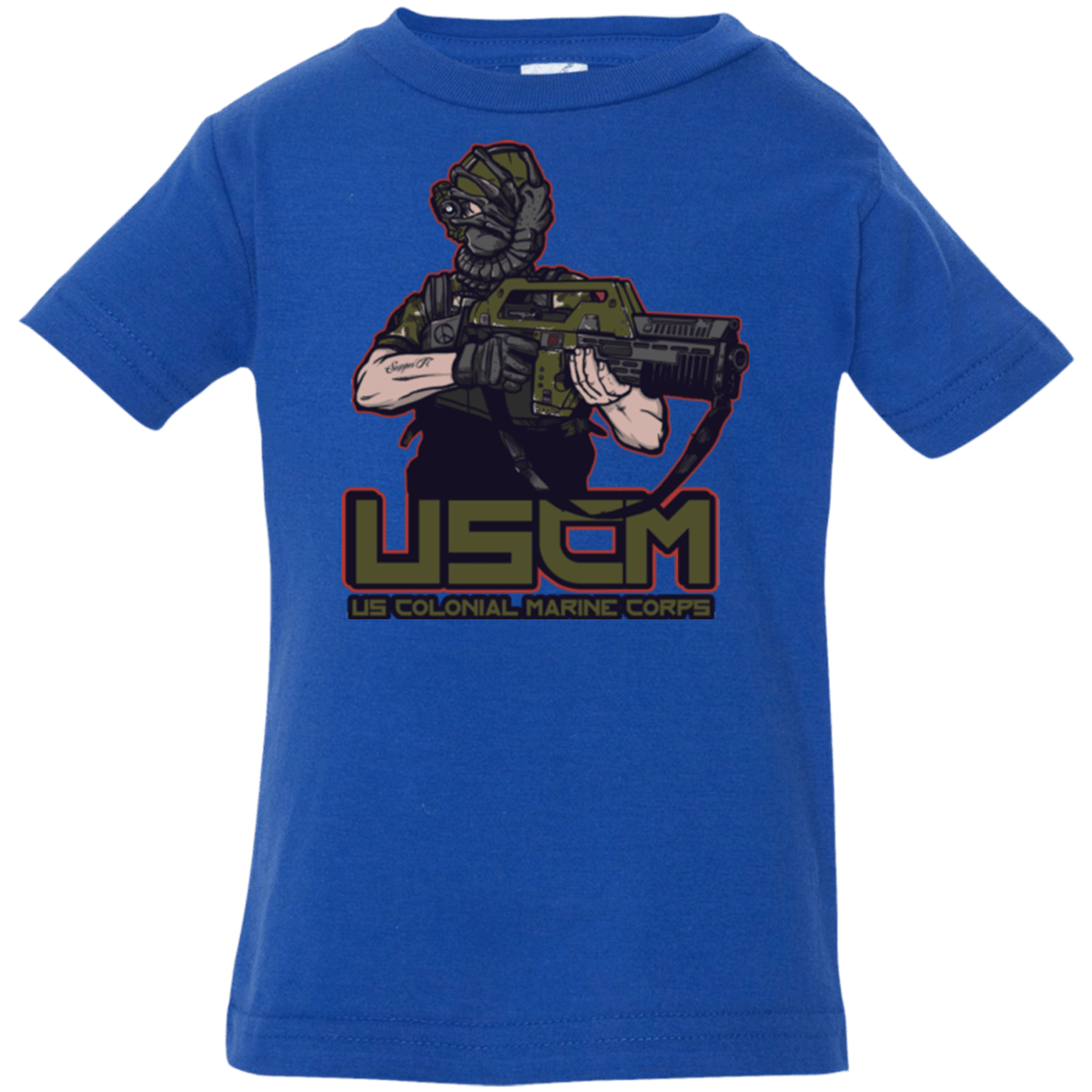 T-Shirts Royal / 6 Months Colonial Facehugger Infant PremiumT-Shirt