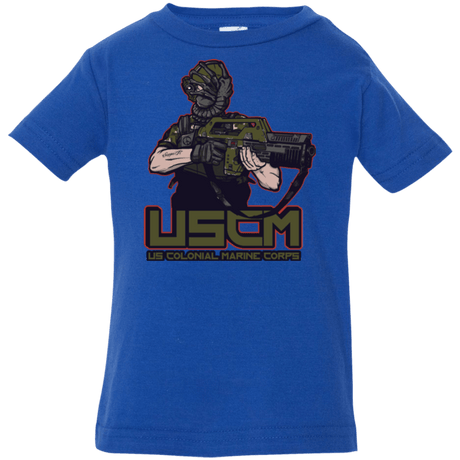 T-Shirts Royal / 6 Months Colonial Facehugger Infant PremiumT-Shirt