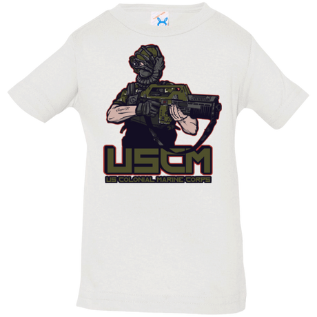 T-Shirts White / 6 Months Colonial Facehugger Infant PremiumT-Shirt