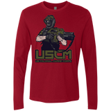 T-Shirts Cardinal / Small Colonial Facehugger Men's Premium Long Sleeve