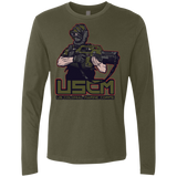 T-Shirts Military Green / Small Colonial Facehugger Men's Premium Long Sleeve