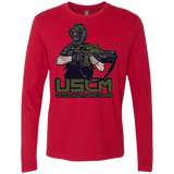 T-Shirts Red / Small Colonial Facehugger Men's Premium Long Sleeve