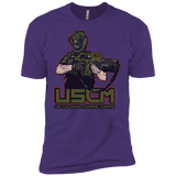 T-Shirts Purple Rush/ / X-Small Colonial Facehugger Men's Premium T-Shirt
